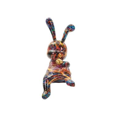 Coniglietto psyco -b- cm 21,5x10x22 min 2