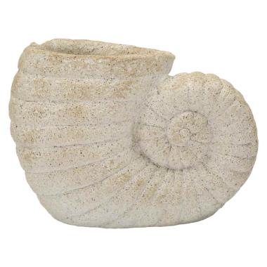 Vaso shell sand -a- cm 33x19x23 (apertura cm Ø 13)