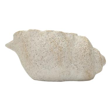 Vaso shell sand -b- cm 35x23x18 (apertura cm Ø 17x14)