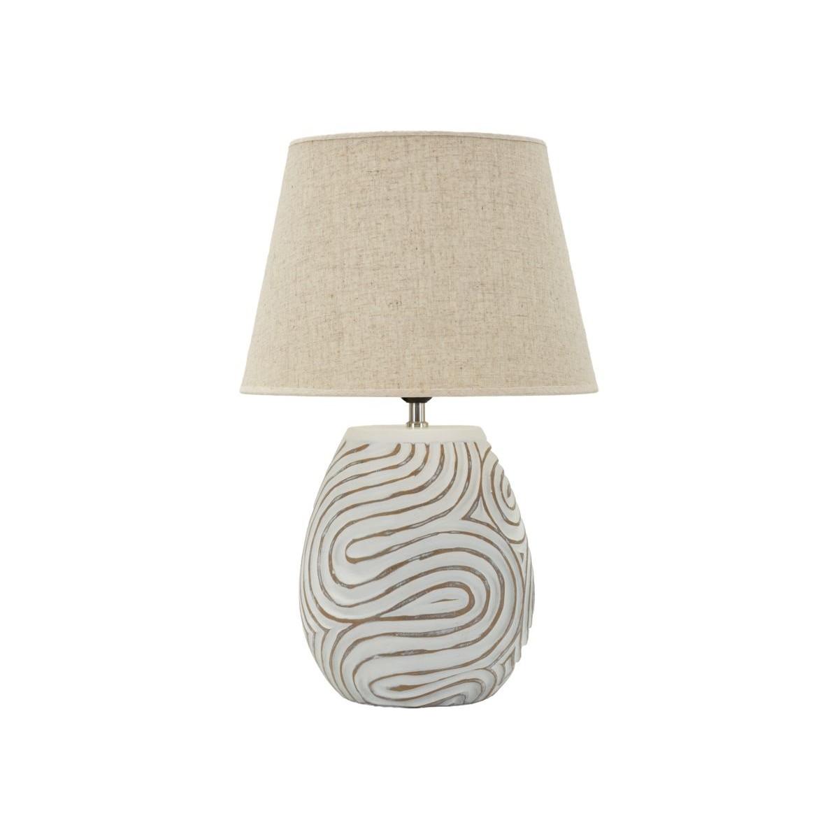 Lampada da tavolo resina oblix cm Ø 35x55
