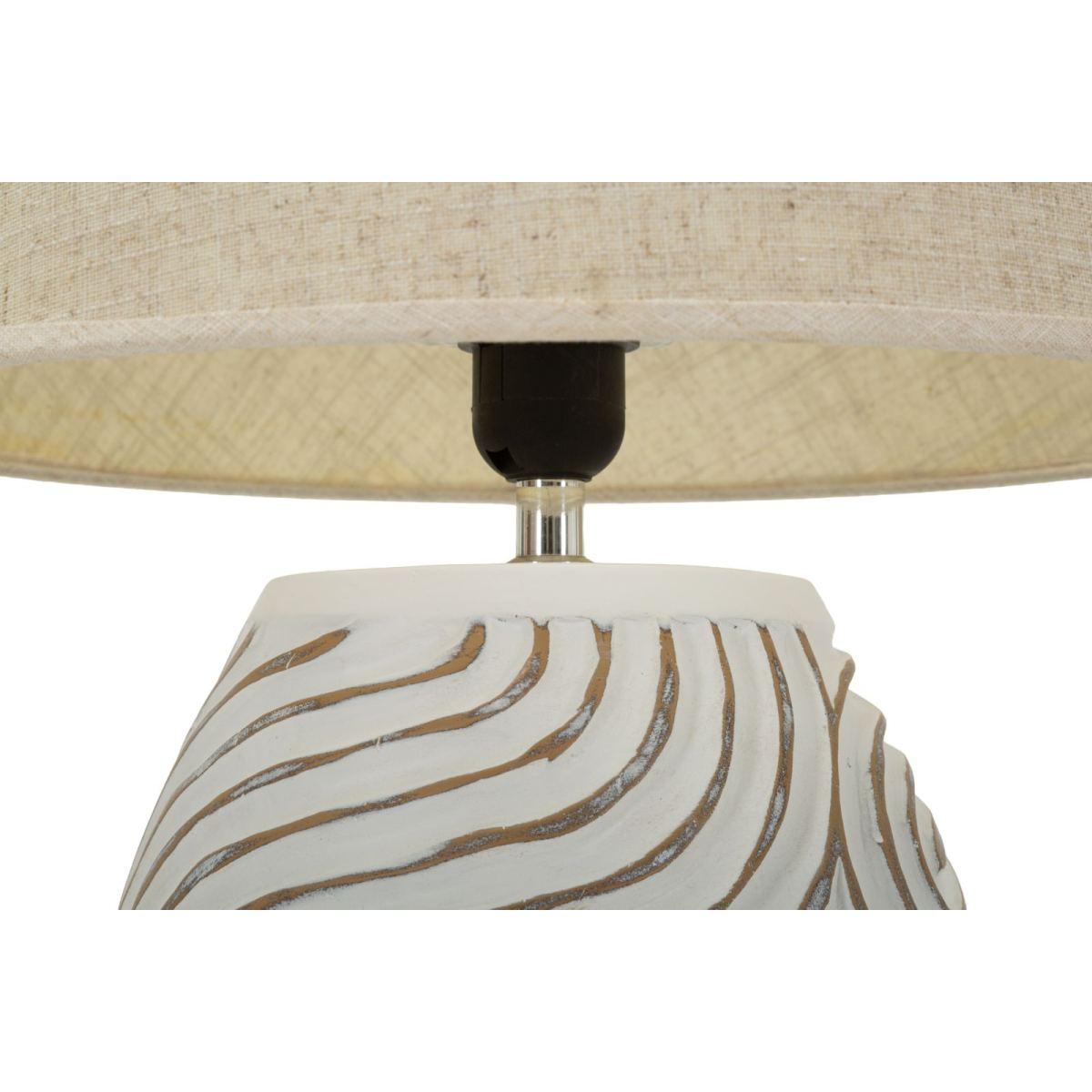 Lampada da tavolo resina oblix cm Ø 35x55