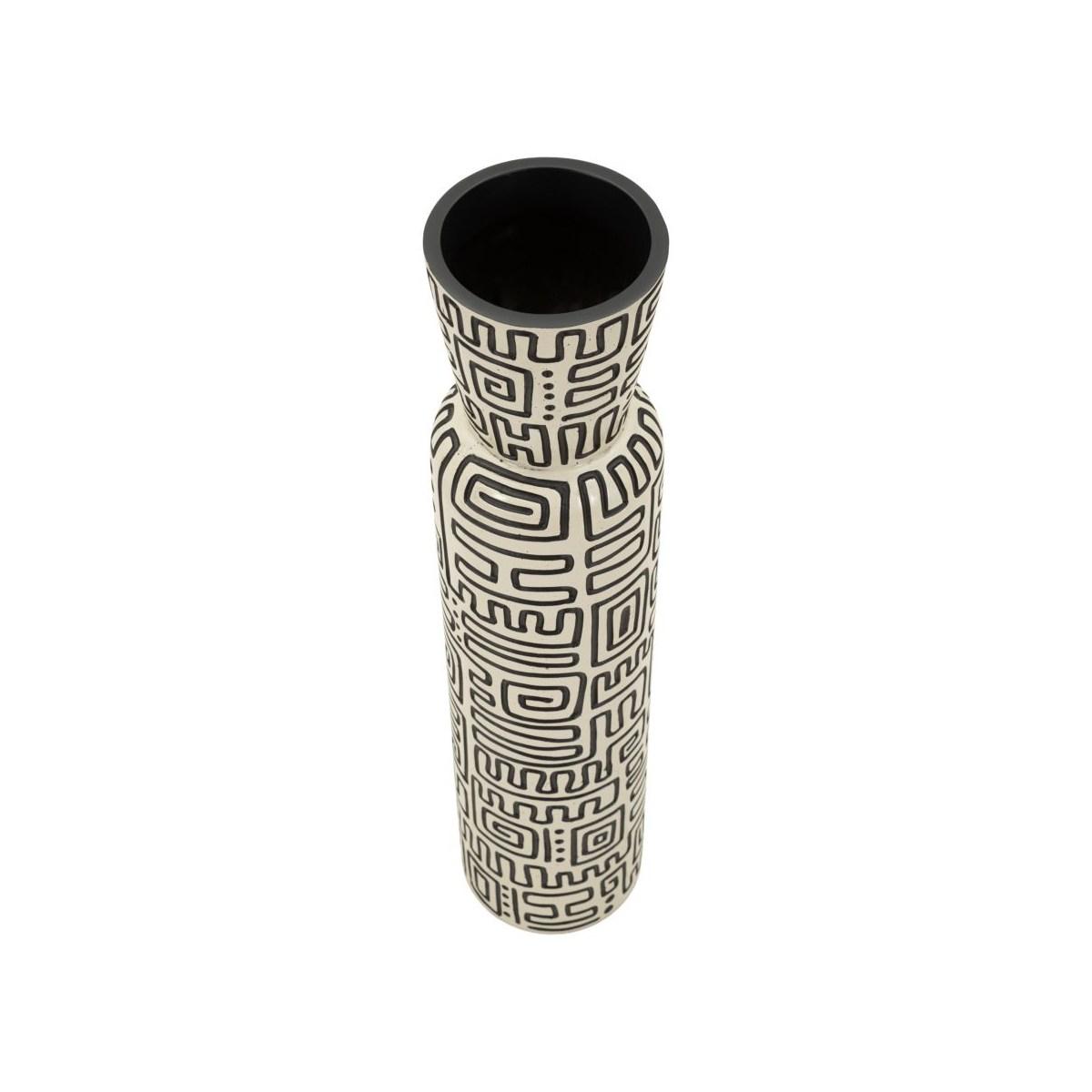 Vaso resina nairobi cm Ø 15,5x65 (apertura cm Ø 11,5)