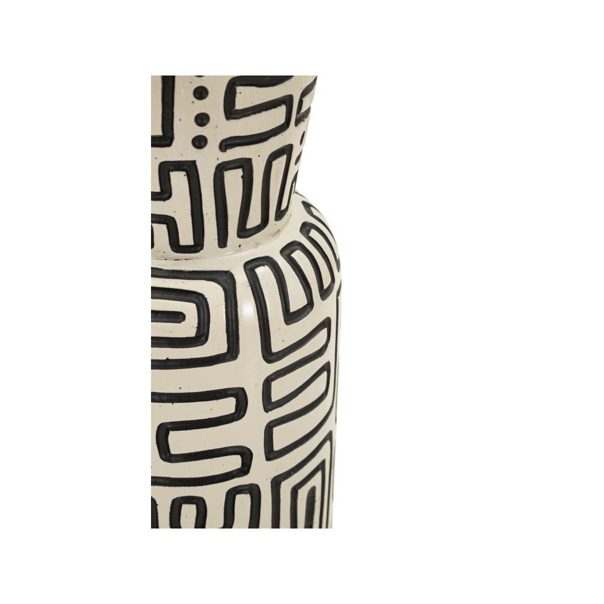 Vaso resina nairobi cm Ø 15,5x65 (apertura cm Ø 11,5)
