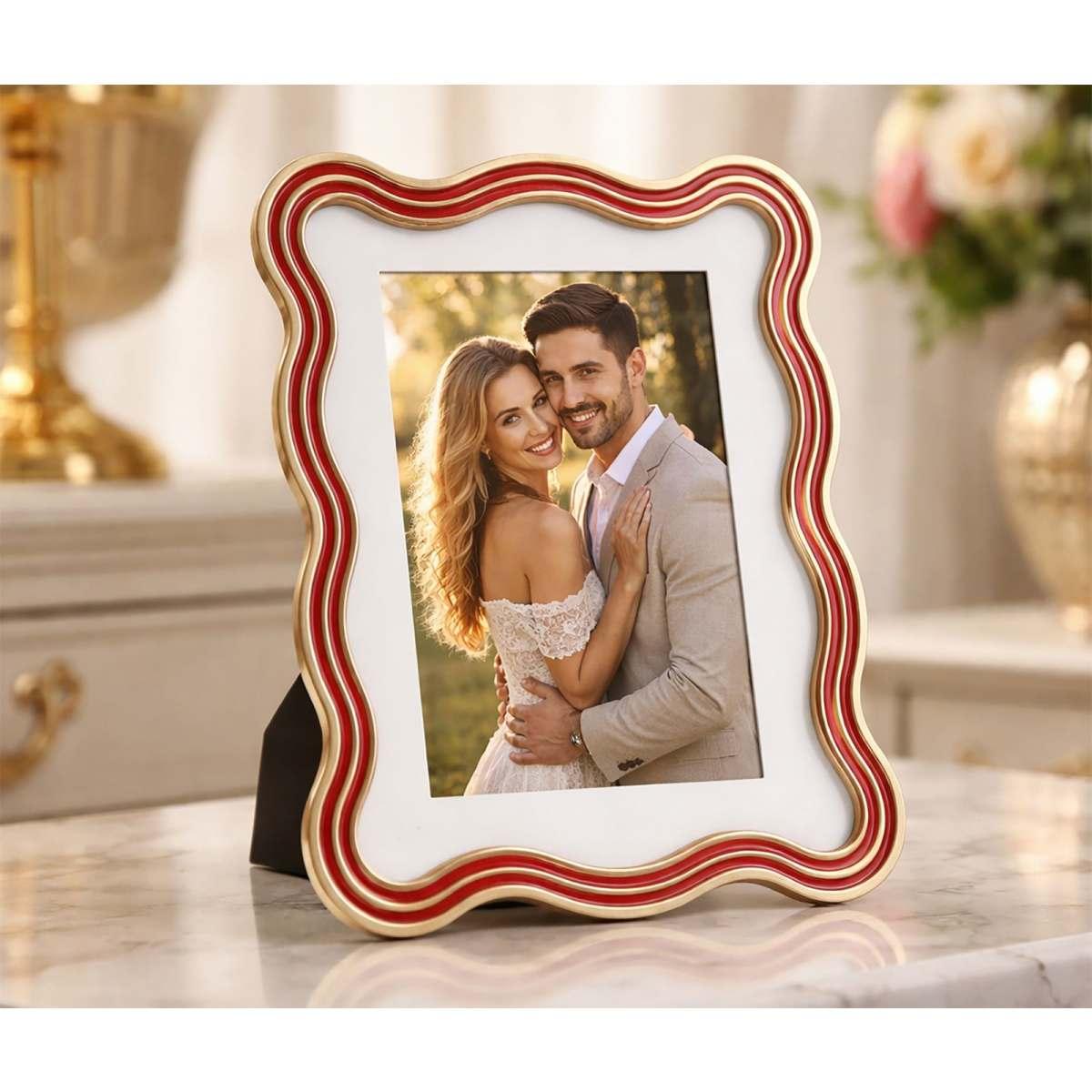 Cornice elizabeth rossa cm 17,5x1,3x22,5 (misura interna cm 15x20) min 2