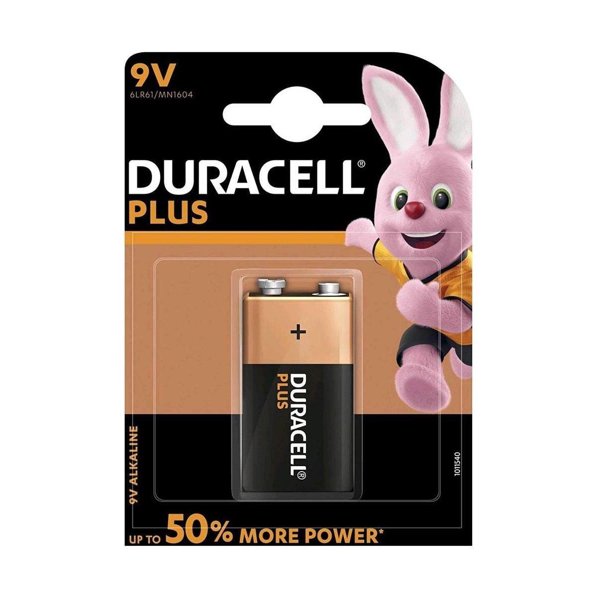 Duracell plus power 100 % 9v