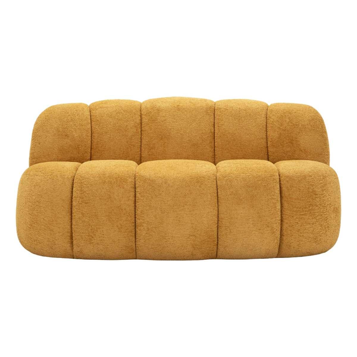 Divanetto ball senape cm 145x80x69