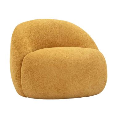 Poltrona ginevra senape cm 81x78x64