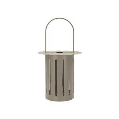 Lanterna saturno tortora cm Ø 24x43