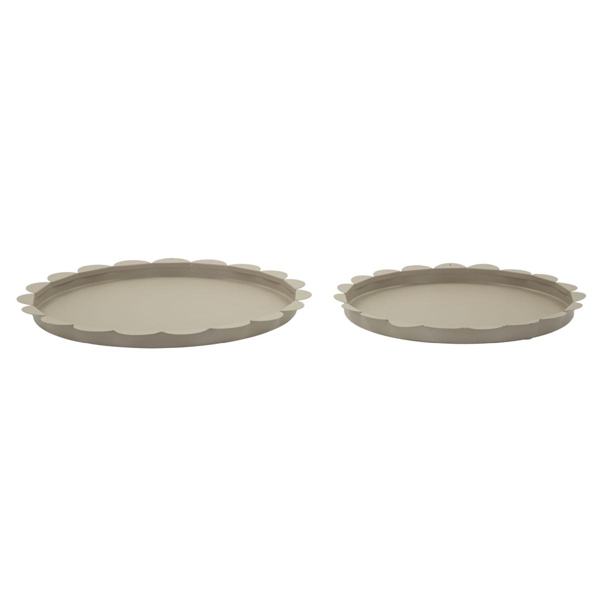 S/tasche saturno rot. tortora coppia cm Ø 33x2-27,5x2