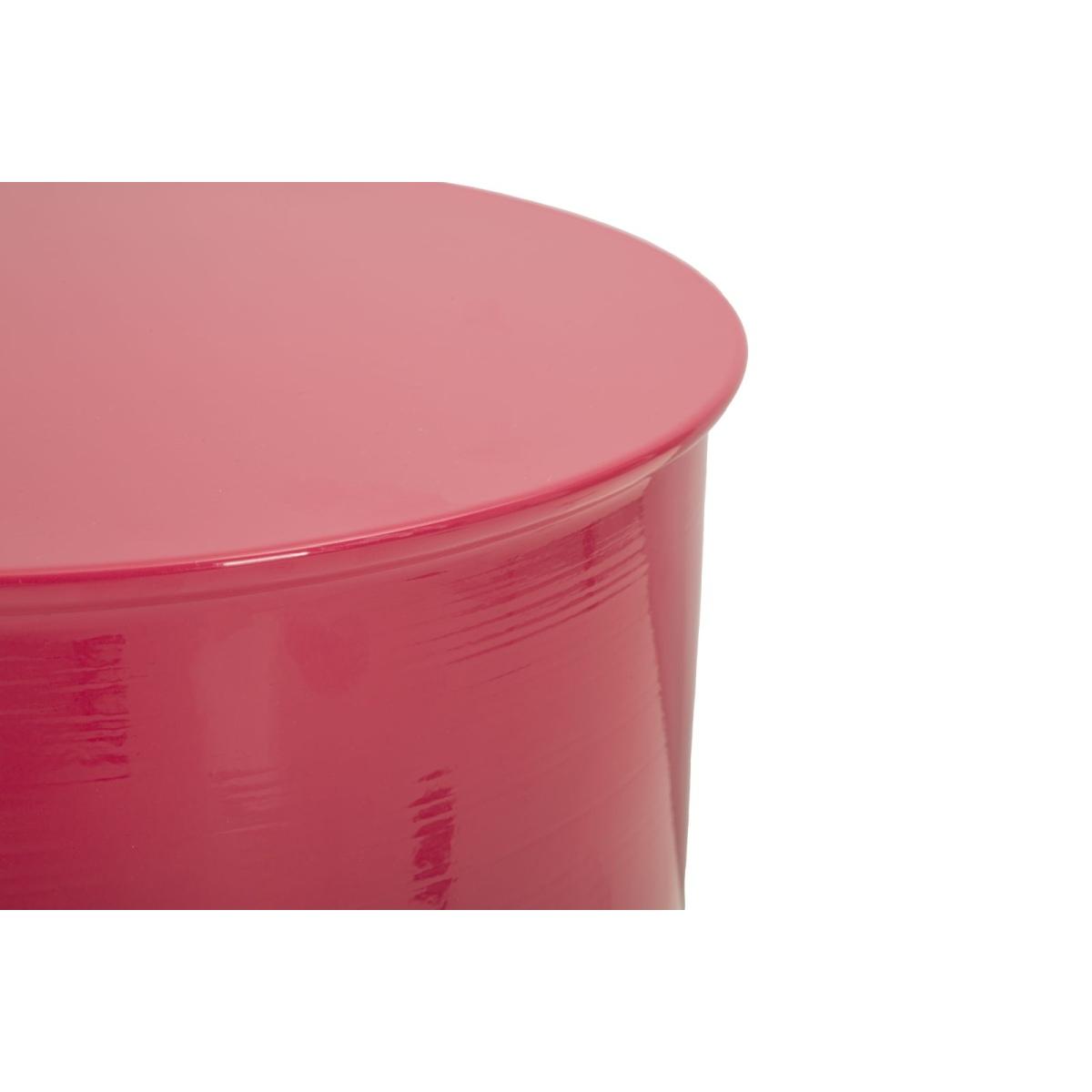 Tavolinetto in metallo oyi fuxia cm Ø 31x46