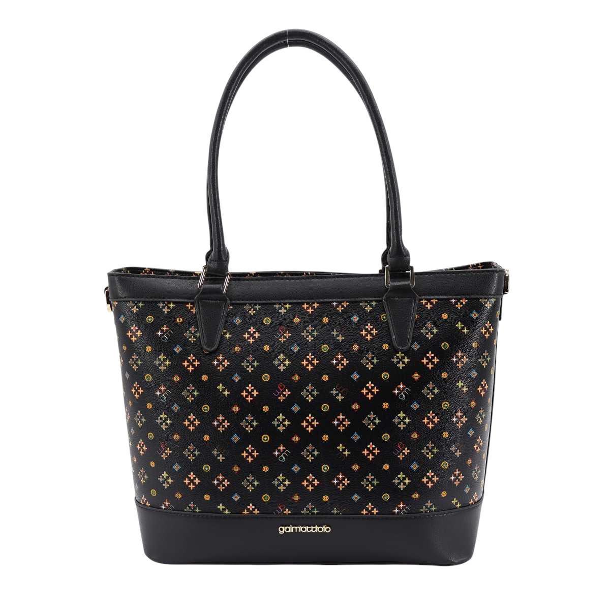 Borsa shopping due manici in ecopelle Gai Mattiolo