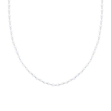 Collana Catena di Perle in ACCIAIO