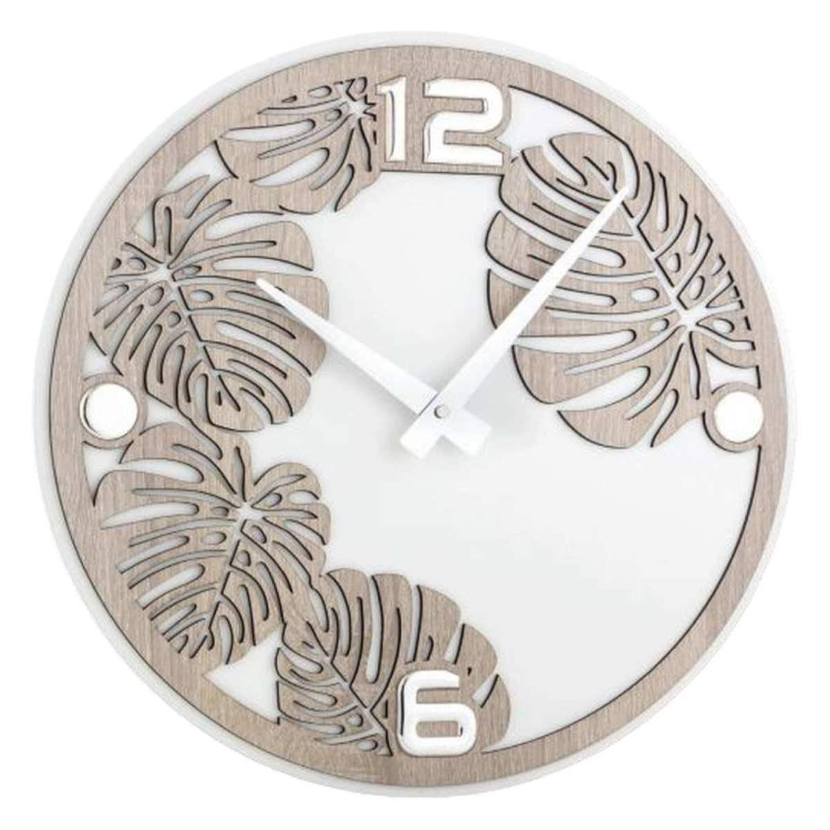 Orologio Tropical legno olmo d.40 cm