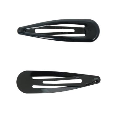 Clic clac per capelli 7 cm nero