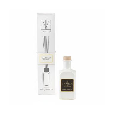 Diffusore Elegance 500 ml bianco fragranza vino rosso Camilia