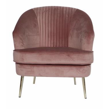 Poltrona in velluto gexy rosant 72x68xh.80 cm