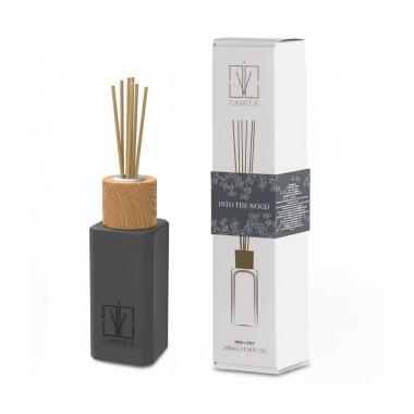 Diffusore 100 ml grigio pietra fragranza into the wood Camilia