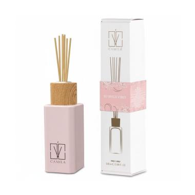 Diffusore 100 ml cipria chiaro fragranza summer vibes Camilia