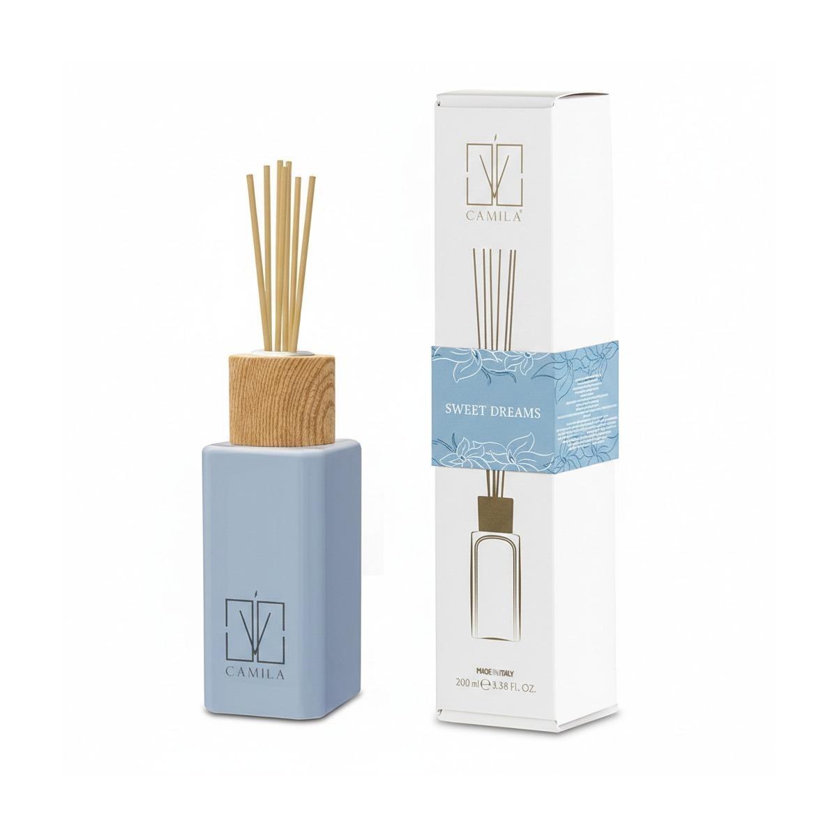 Diffusore 200 ml blu avio fragranza sweet dreams Camilia