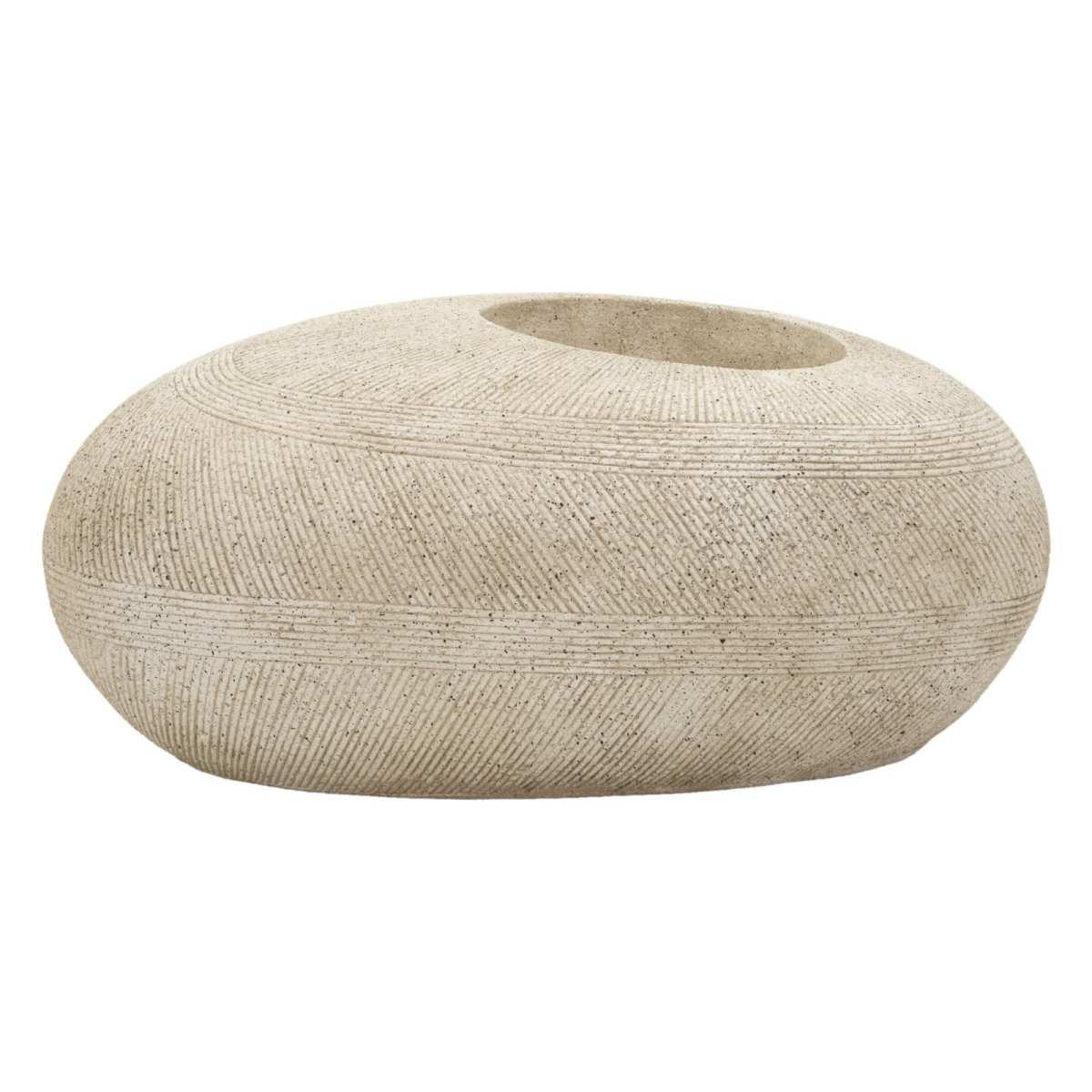 P/vaso da esterno stone cm 78,5x56x33,5 (apertura cm Ø 28)