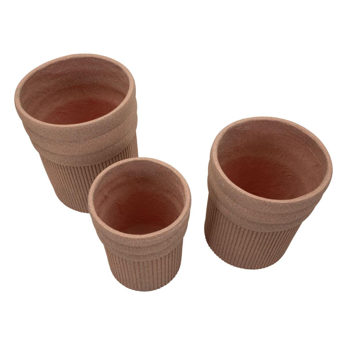 Cachepot da esterno colombia tris cm Ø 41,5x50-36x45-30,5x39,5(aper.cmØ27-32-37)