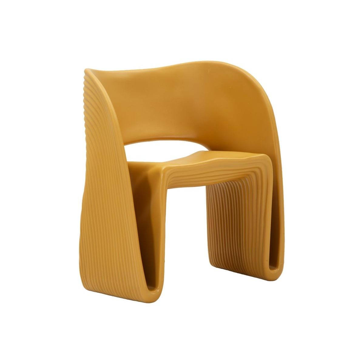 Poltrona sand senape cm 65x57,5x76 (altezza seduta cm 45)<br><br>