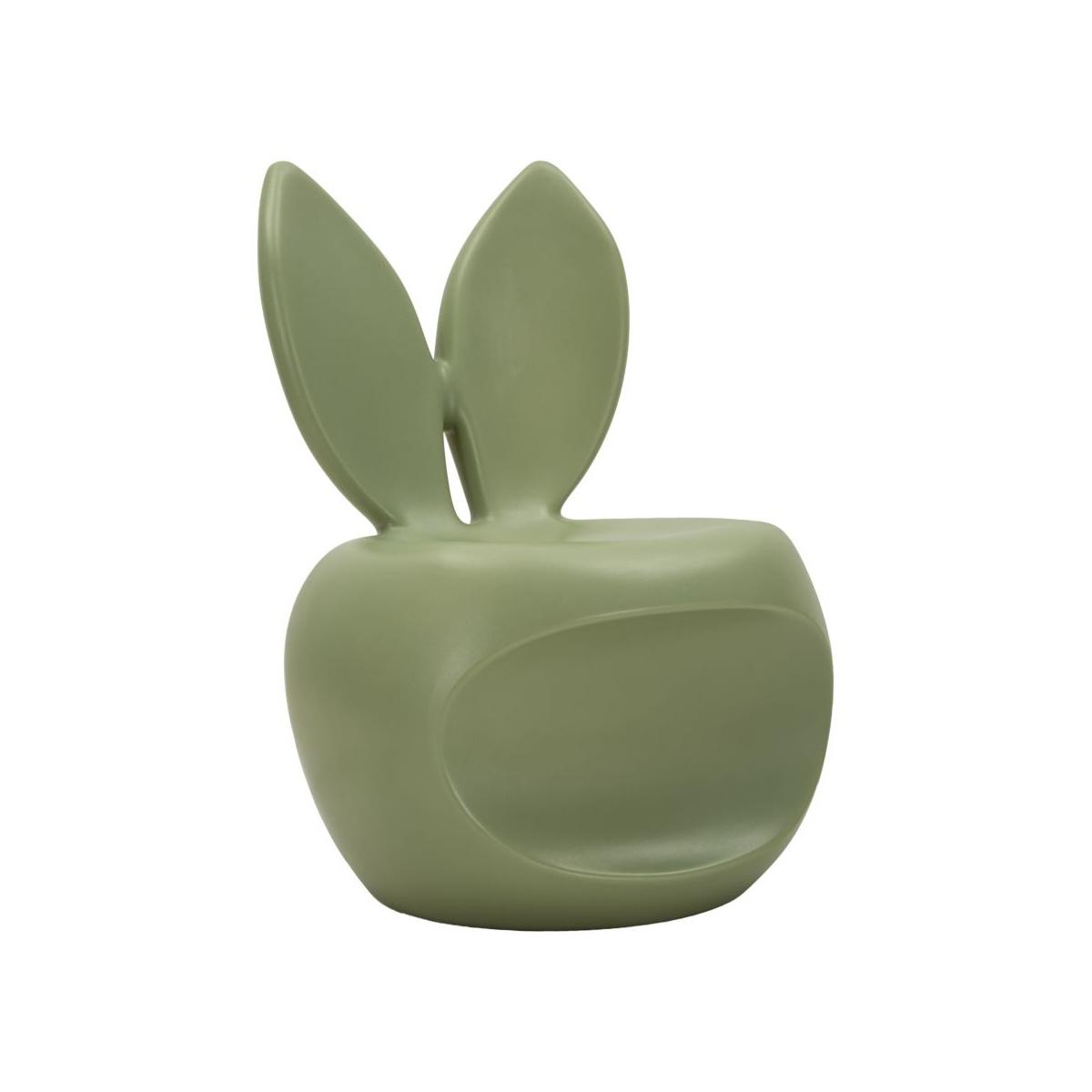 Sedia bunny verde cm 57x55x79 (altezza seduta cm 39)<br><br>