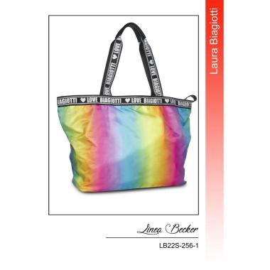 Borsa mare arcobaleno linea Becker Laura Biagiotti