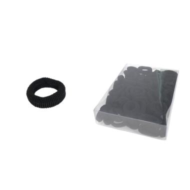 Elastico per capelli medio nero confezione da 100 pezzi