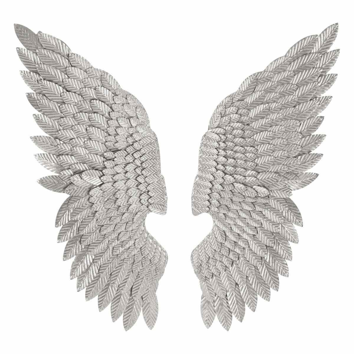 Pannello ali beauty coppia silver cm 37,5x3x100