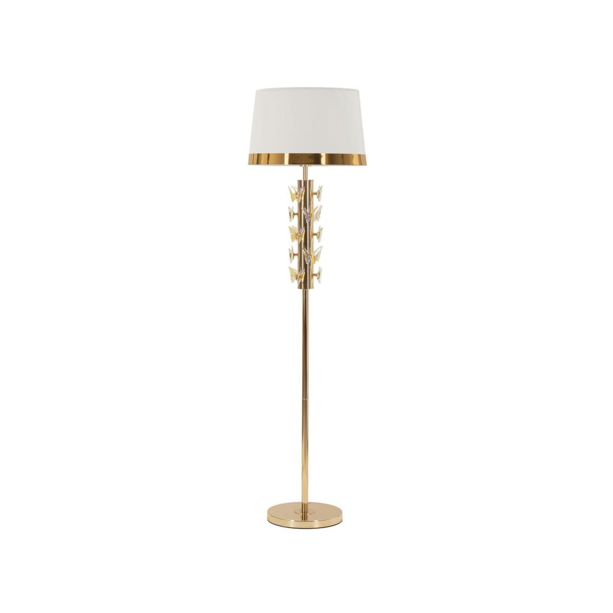 Lampada da terra gold butterfly cm Ø 45x157