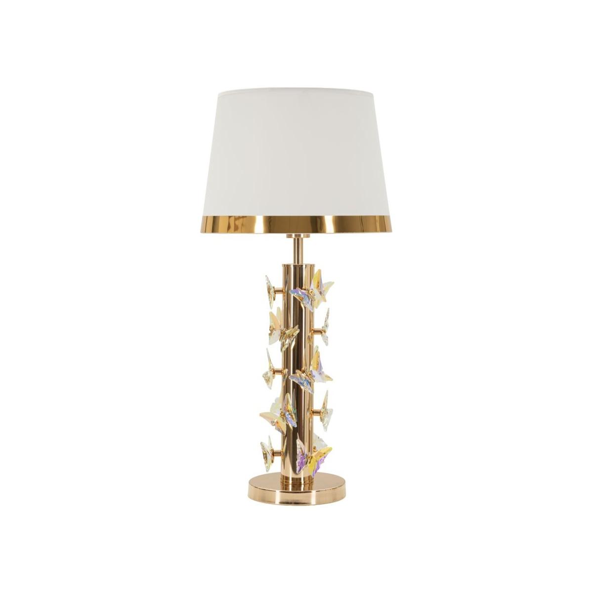 Lampada da tavolo gold butterfly cm Ø 35x74