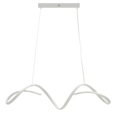 Lampadario led uter bianco cm 80x20x120 (luce con 3 temperature di colore)
