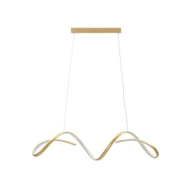 Lampadario led uter oro cm 80x20x120 (luce con 3 temperature di colore)