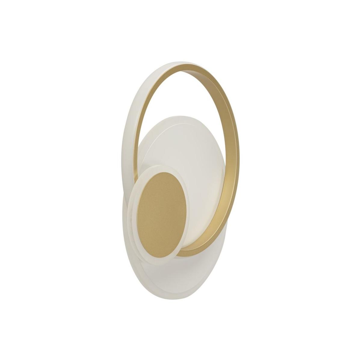 Lampada da muro led dish cm 29x6,5x34 (luce con 3 temperature di colore)