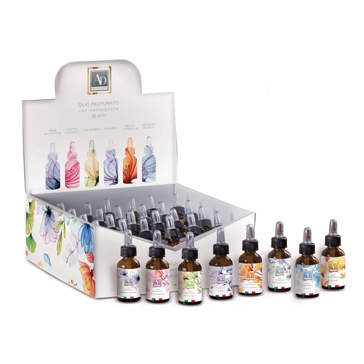 Olio profumato in flaconcino con contagocce 20ml