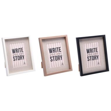 Portafoto singolo in mdf Pedro 13x18 cm