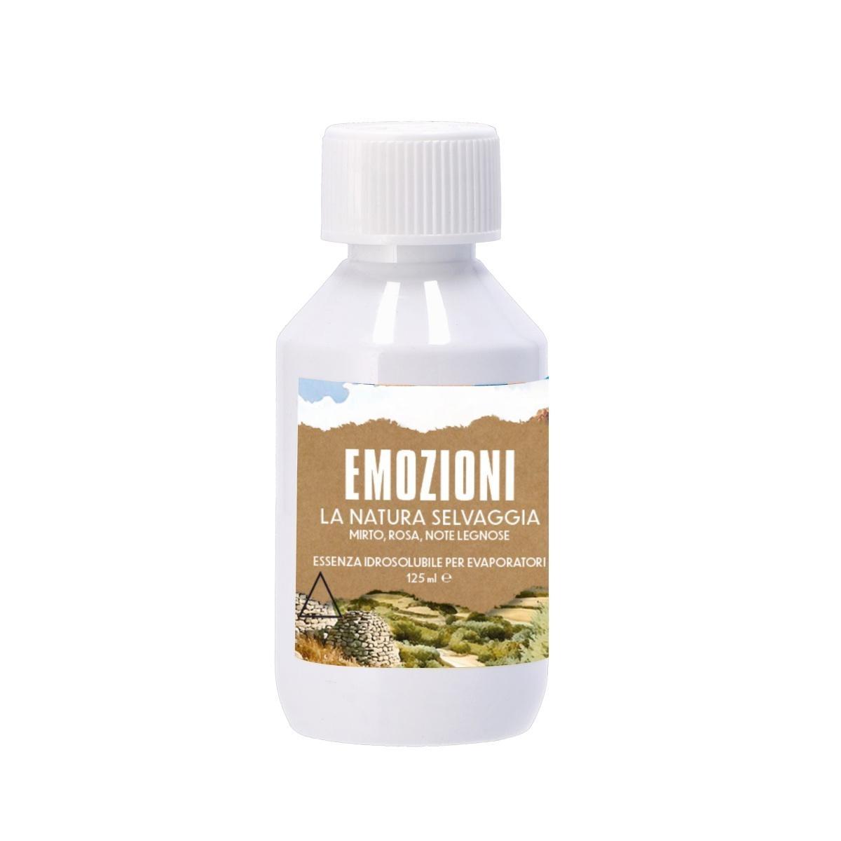 Essenza idrosolubile per evaporatori Emozioni la natura selvaggia 125 ml