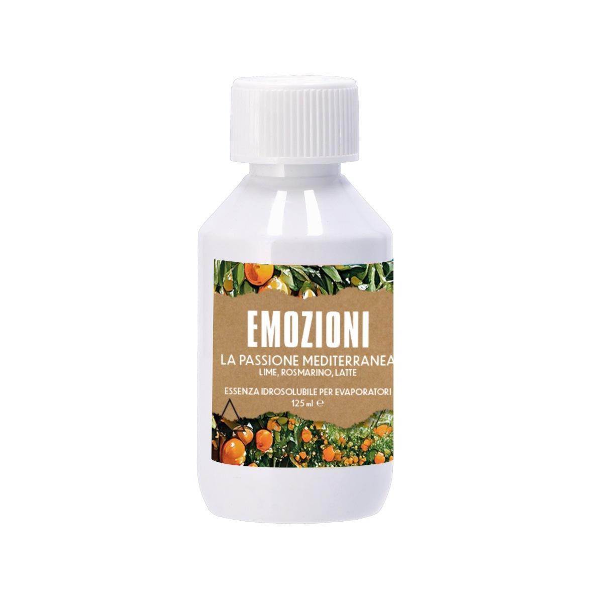 Essenza idrosolubile per evaporatori Emozioni la passione mediterranea 125 ml