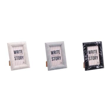 Portafoto singolo in mdf Alcaraz 10x15 cm