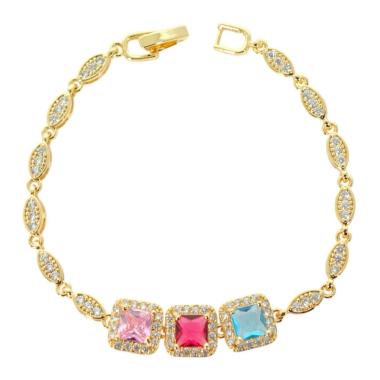 Bracciale donna di bigiotteria coreana con cristalli