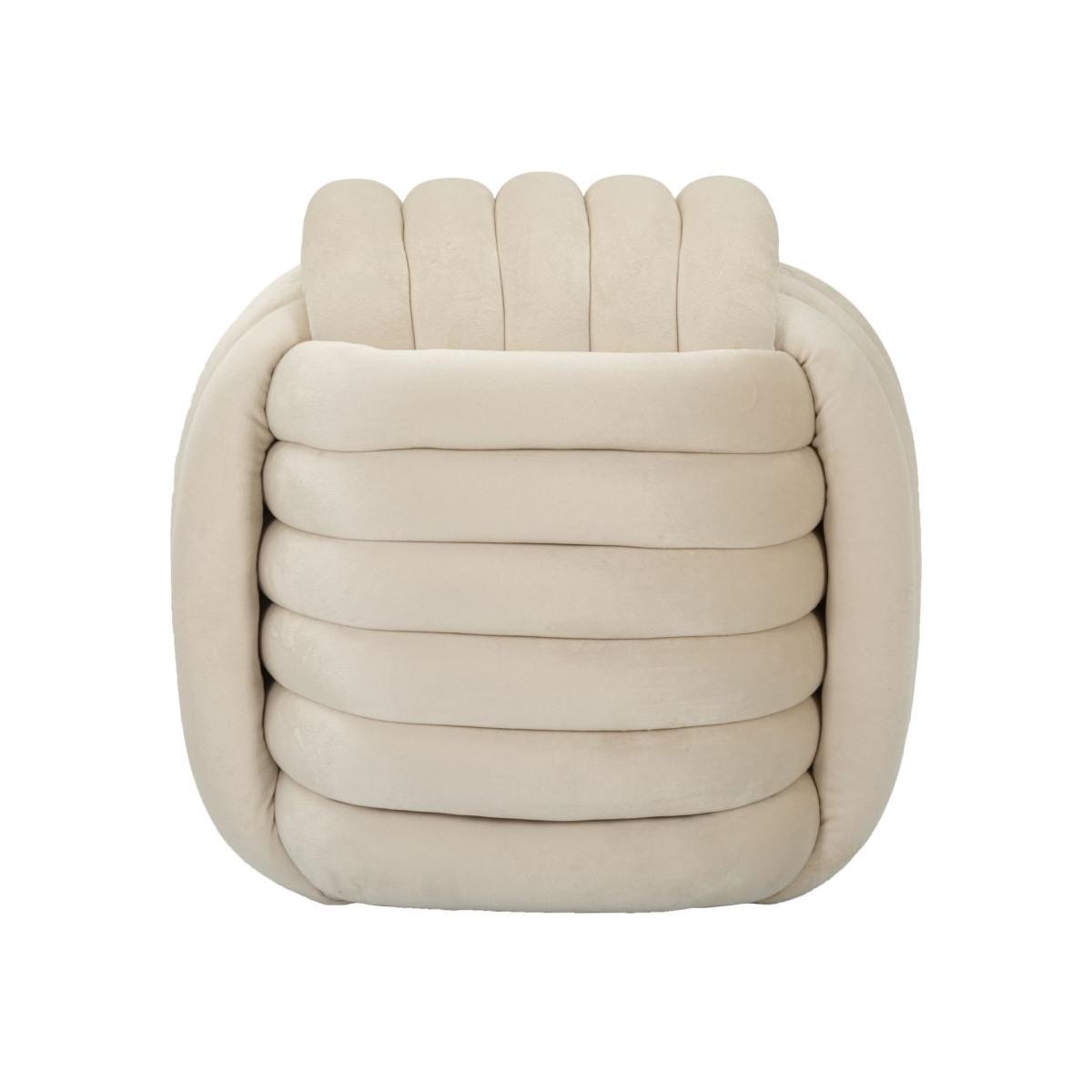 Puff softy crema cm 45x45x45