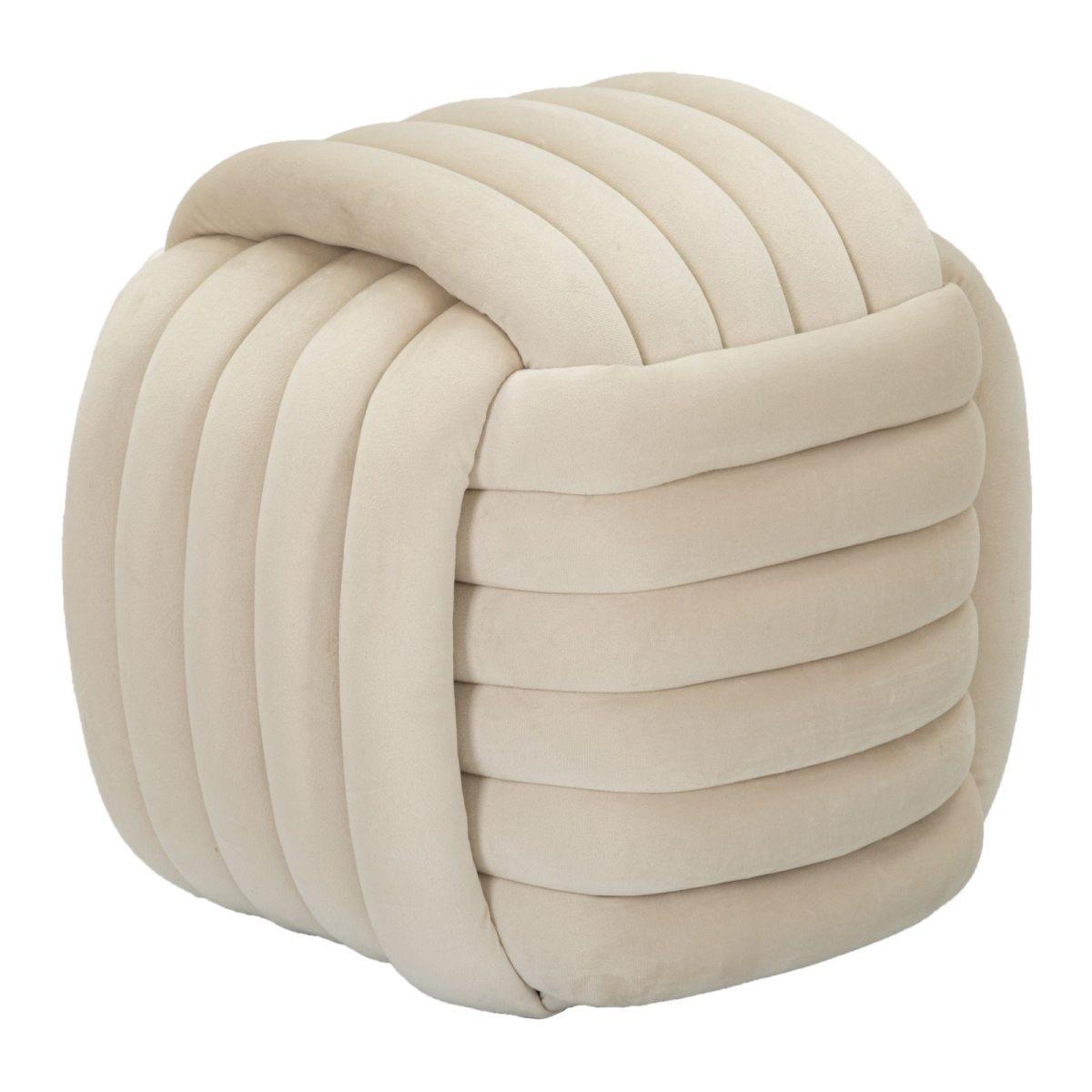 Puff softy crema cm 45x45x45