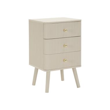 Comodino 3 cassetti shy cm 37,5x34x61