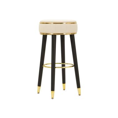Sgabello bar london crema cm Ø 38x74