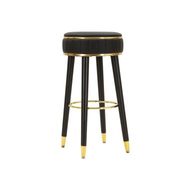 Sgabello bar london nero cm Ø 38x74