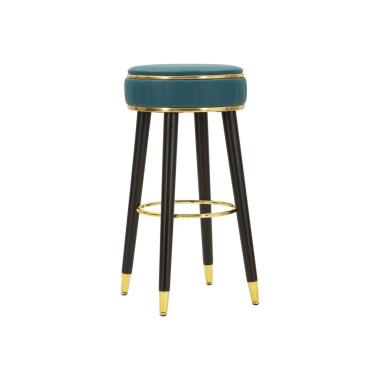 Sgabello bar london verde cm Ø 38x74