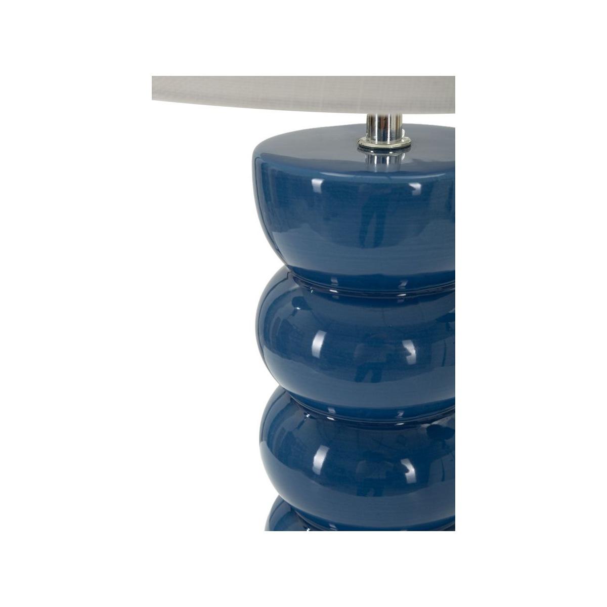 Lampada da tavolo torr blu cm Ø 25x46