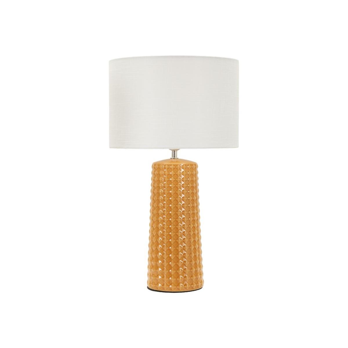 Lampada da tavolo gliss senape cm Ø 30x52