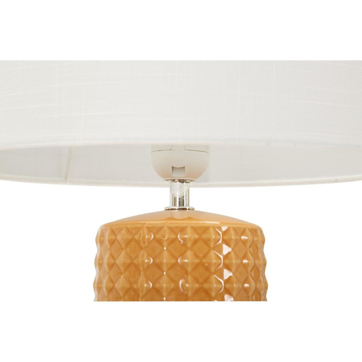 Lampada da tavolo gliss senape cm Ø 30x52